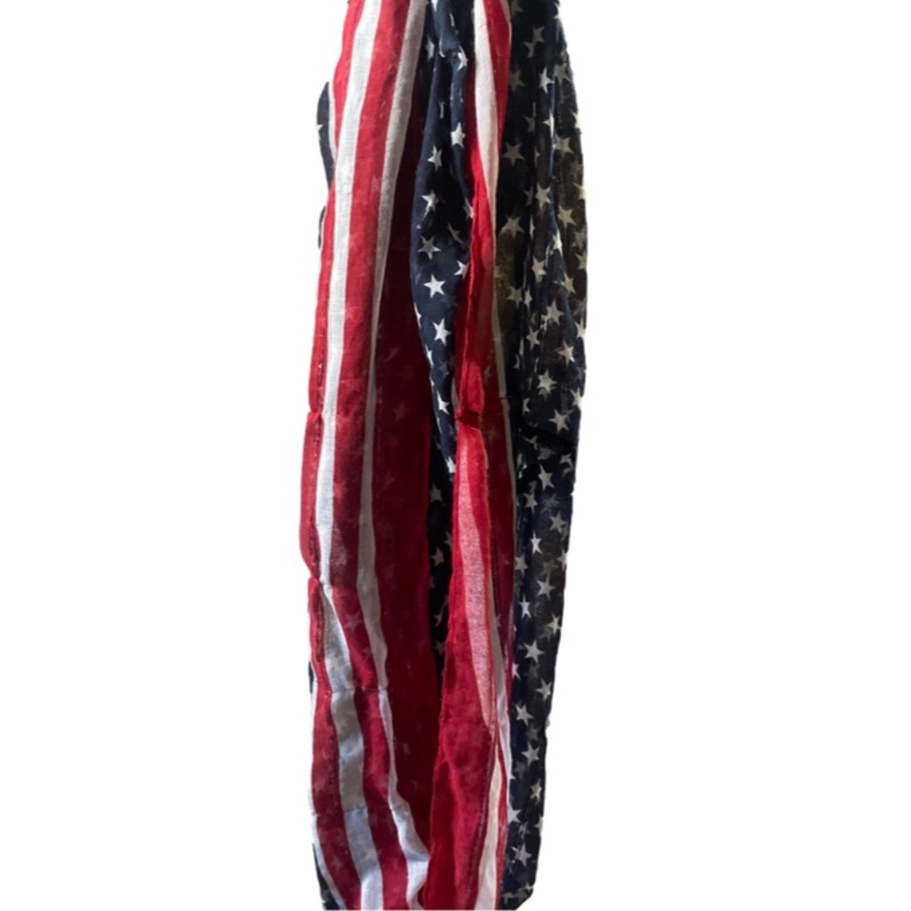 Patriotic Infinity Scarf. Lightweight